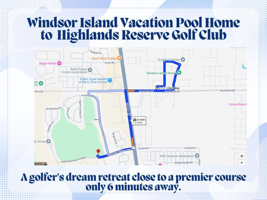 Windsor Island Vacation Pool Home Davenport Exteriér fotografie