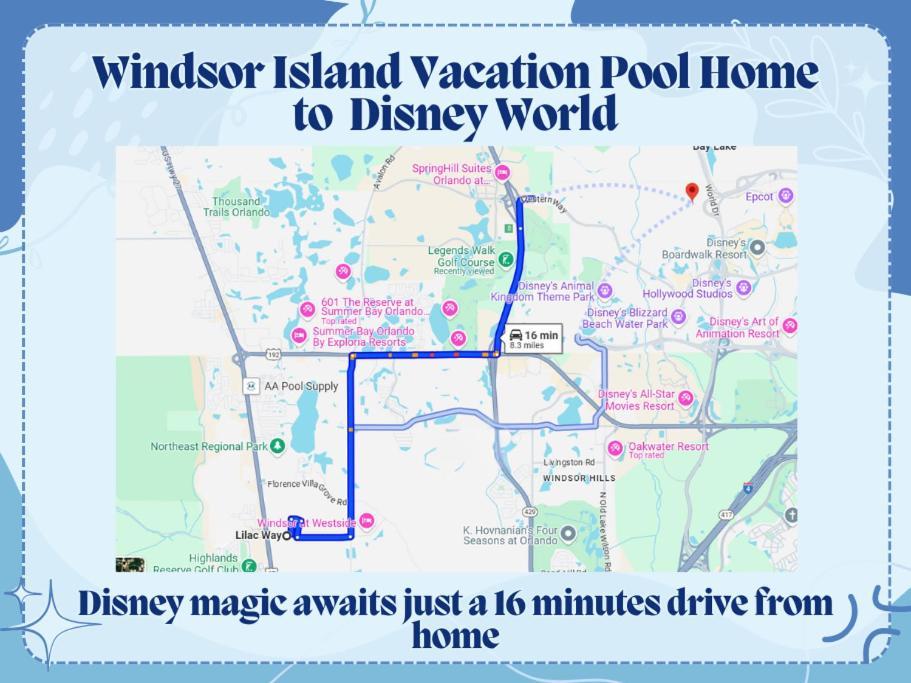 Windsor Island Vacation Pool Home Davenport Exteriér fotografie